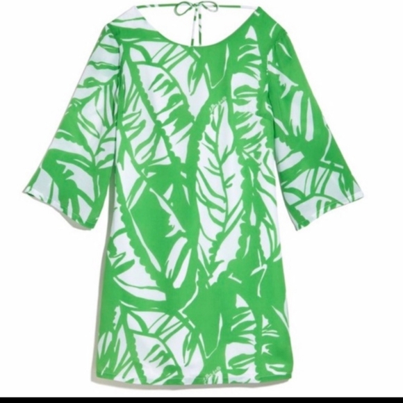 Lilly Pulitzer for Target Green & White Boom Boom Palm Mini Dress - XS - Picture 3 of 9